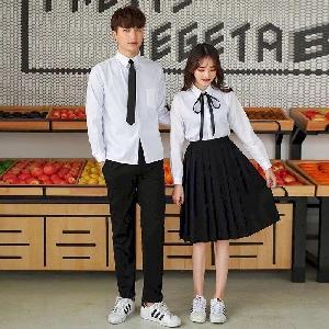 Áo thun cổ sơ mi cam cho học sinh tiểu học