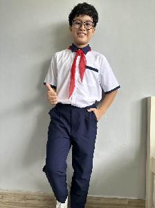 Mẫu đồng phục tiểu học kiểu gile
