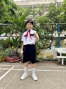 Quần áo thun đồng phục học sinh tiểu học tphcm