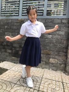 Đồng phục tiểu học váy yếm