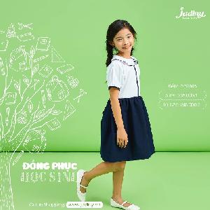 Đồng phục học sinh tiểu học vàng xanh lá