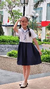 Đồng phục học sinh tiểu học tại tphcm có nơ