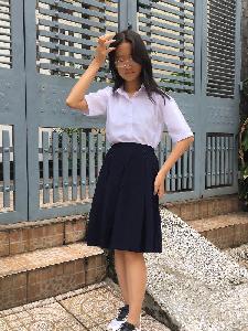 Đồng phục học sinh tiểu học hải phòng màu đỏ