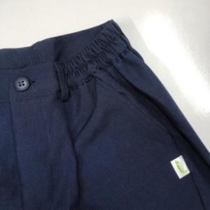 Quần dài bé trai phối thun có khóa kéo đồng phục học sinh nam