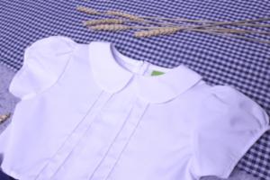 Đầm bé gái đi học cổ sen xếp li ngực đồng phục học sinh nữ big size