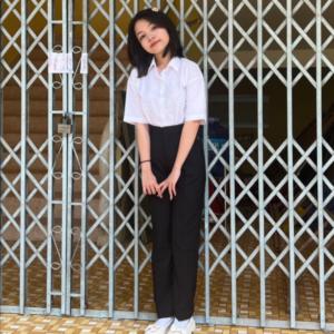 Quần tây đi học cao cấp màu đen đồng phục học sinh nữ