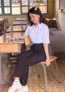 Quần tây đi học cao cấp màu đen đồng phục học sinh nữ