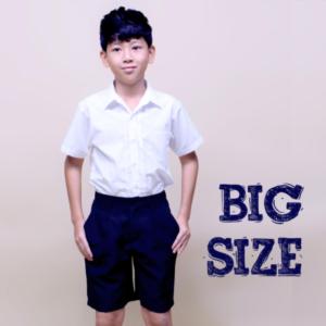 Áo sơ mi bé trai xếp li đồng phục học sinh nam big size