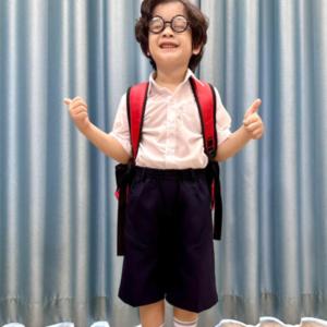 Quần short bé trai đi học đồng phục học sinh nam